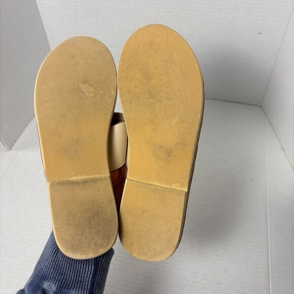 Sseko Designs Leather Knotted T-Strap Sandals Women's Size 8 Lightly worn - Picture 4 of 4